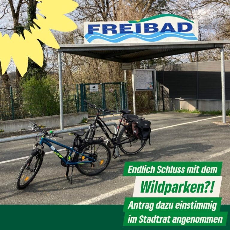Antrag zur Errichtung von Fahrradabstellanlagen am Freibad